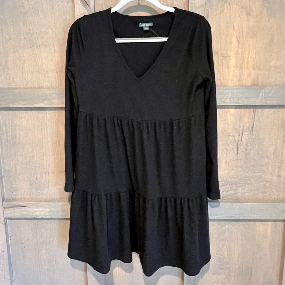 Black boho dress size Large